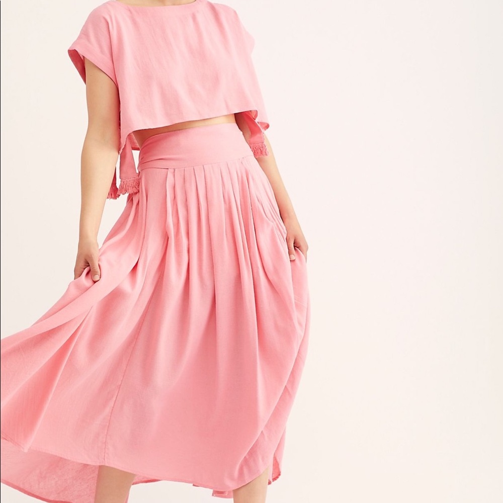 Free People Sundown Skirt Set